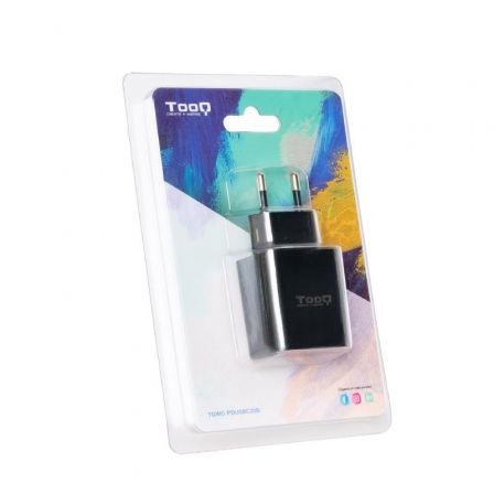 Tooq Cargador de Pared USB-C PD 20W TQWC-PDUSBC20B Negro